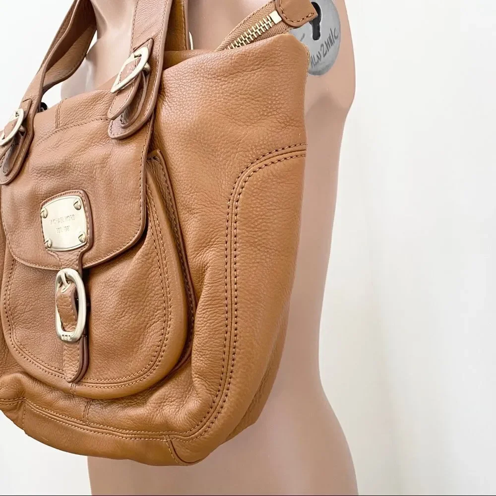 Michael Kors tan/brown satchel butter soft leather
